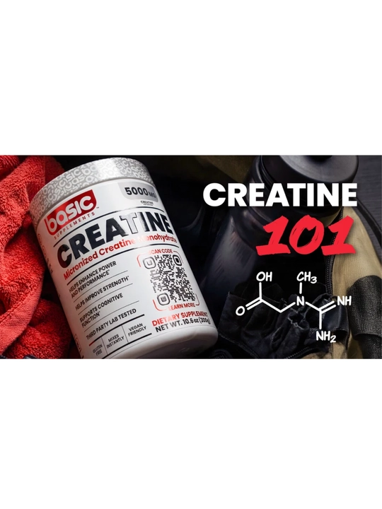 Basic supps Creatine 300g, креатин моногидрат 300г