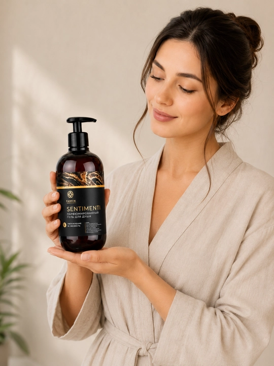 SENTIMENTI dush uchun xushbo‘y gel, 520 ml - namlash va yumshoq tozalash uchun