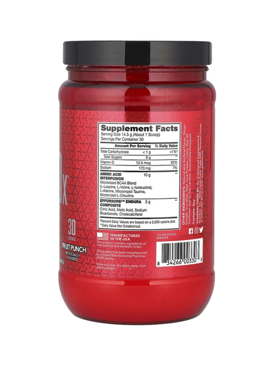 BSN Amino X 30serv 435g вкус фруктовый