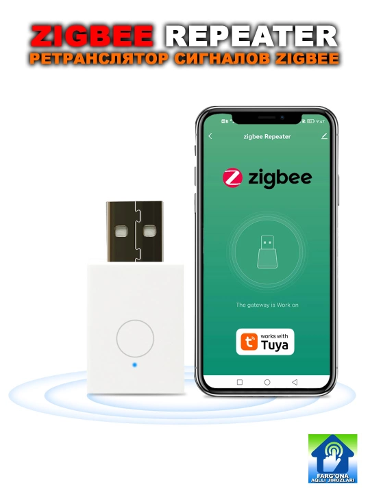 Шлюз, хабы Zigbee, BLE, до 128 устройств, WiFi 2.4 ГГц, Smart Life, Алиса