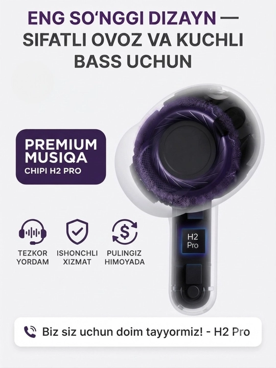 Наушники беспроводные Pods Pro 2 Premium, для iPhone и Android, сенсорные
