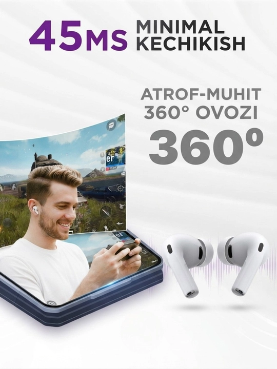 Наушники беспроводные Pods Pro 2 Premium, для iPhone и Android, сенсорные