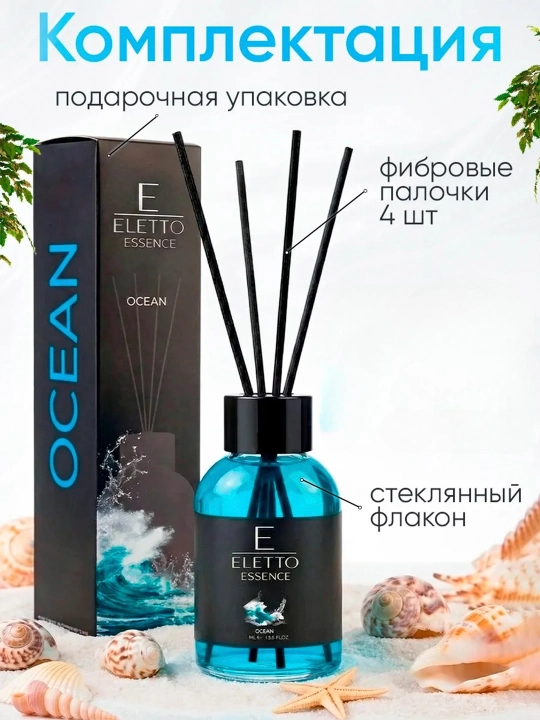 Аромадиффузор ELETTO Океан "Ocean", 110 мл
