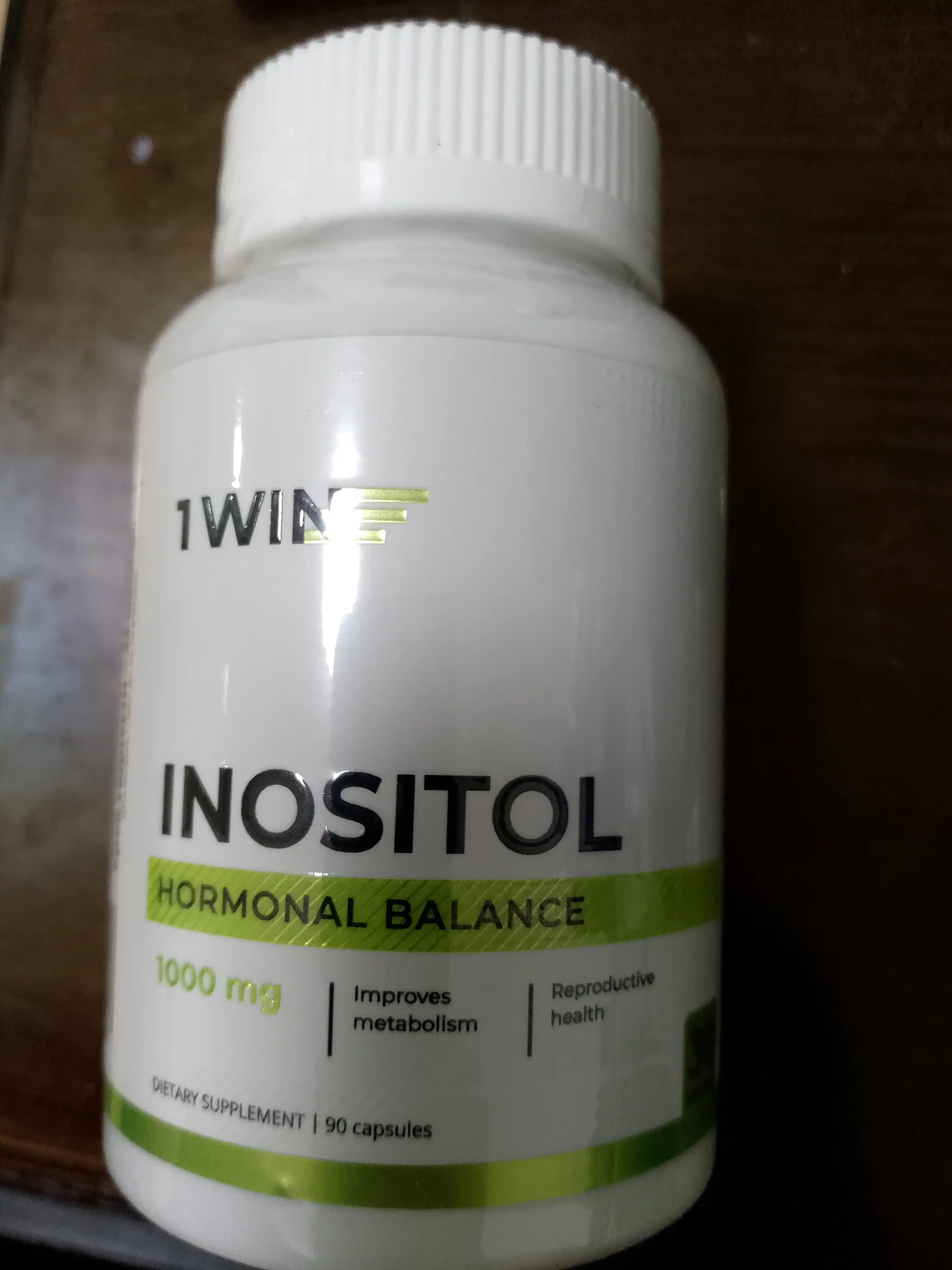 Myo-Inositol 1WIN, 1000 mg, B vitaminlari, energiya, asab tizimi, teri va sochlar uchun