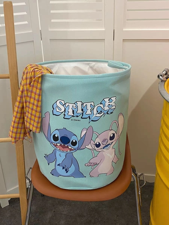 Корзина для игрушек и белья, детская текстильная, тканевая STICH