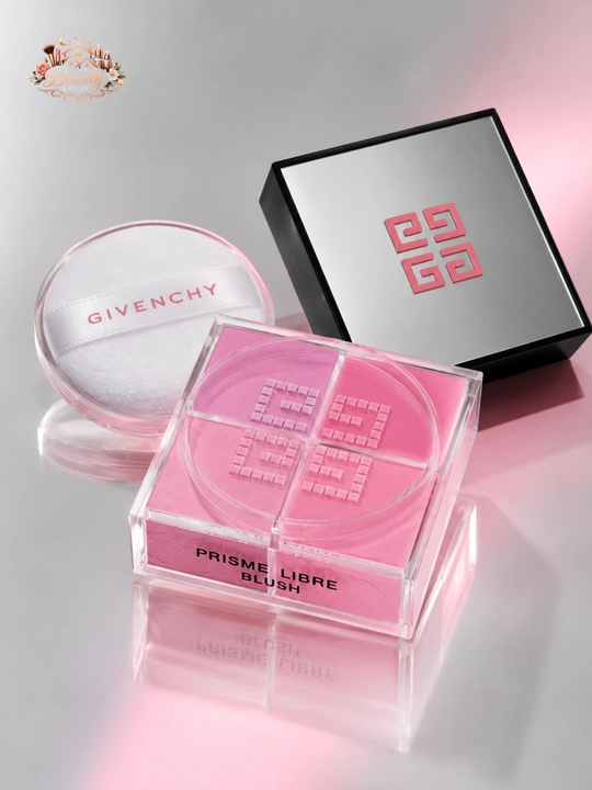 Kundalik pardoz uchun Givenchy Prisme Libre Blush yengil va nafis pushti yuz bo‘yog‘i