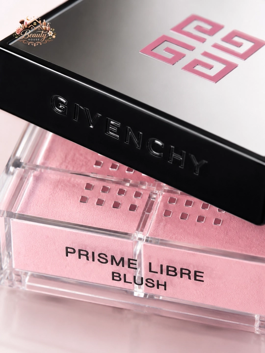 Kundalik pardoz uchun Givenchy Prisme Libre Blush yengil va nafis pushti yuz bo‘yog‘i