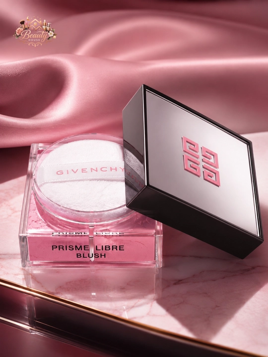 Kundalik pardoz uchun Givenchy Prisme Libre Blush yengil va nafis pushti yuz bo‘yog‘i - 