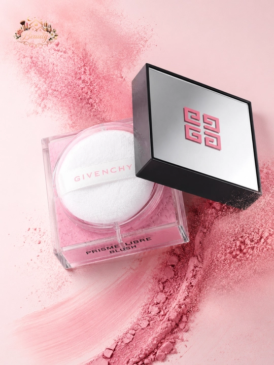 Kundalik pardoz uchun Givenchy Prisme Libre Blush yengil va nafis pushti yuz bo‘yog‘i