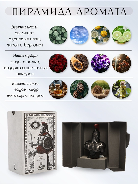 Parfyumlangan suv Dumo Luxury Perfume Crixus, 100 ml