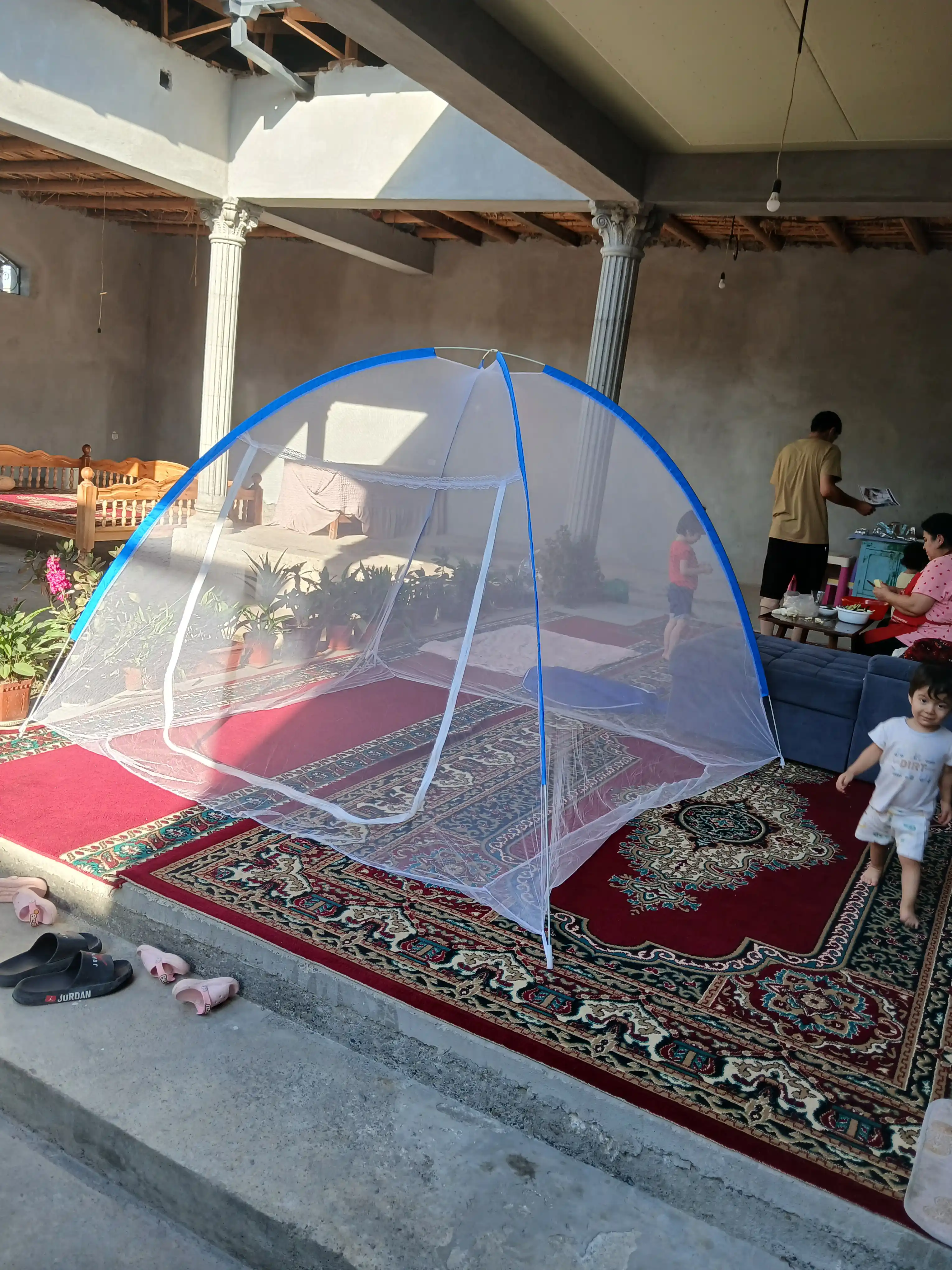 Chivinlarga qarshi to'r, pashshaxona, 240 sm ga 240 sm