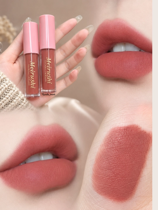 Nude mat lab bo'yog'i, uzoq turuvchi tint