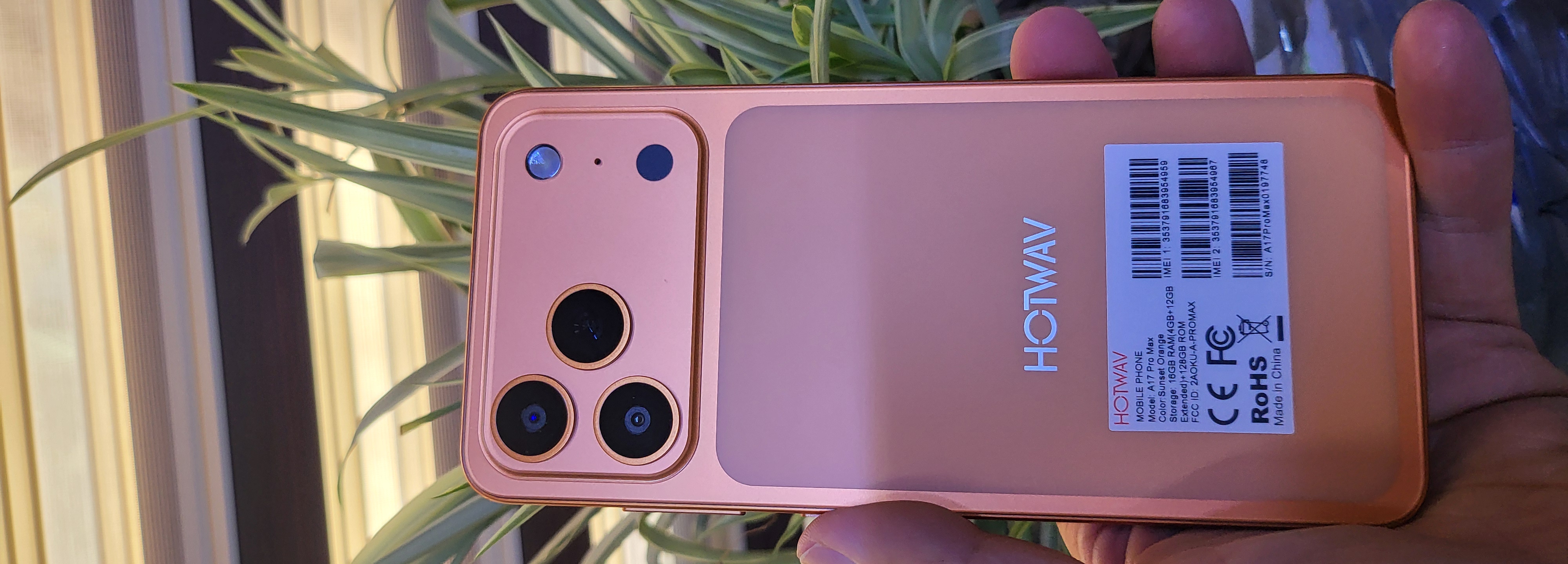 Smartfon A17 Pro Max hotwaw Ekran 120Hz 16GB Ram 128GBE ROM Displey 6.8 Batareya 5160 mAch