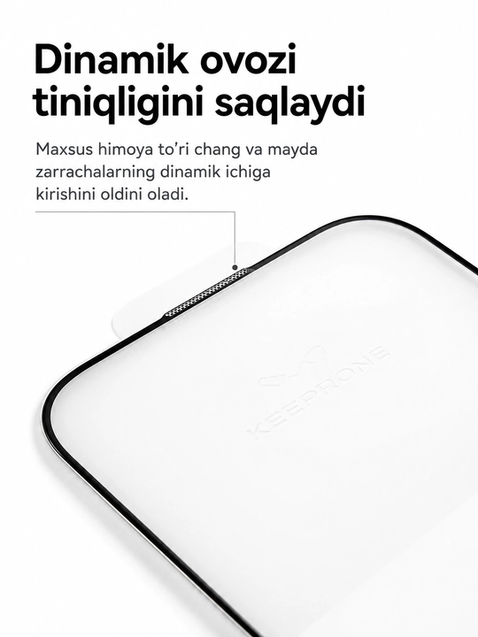 Mat Himoya Oynasi – Anti-Glare, Barmoq Iziga Qarshi, 9H Tempered Glass, iPhone uchun