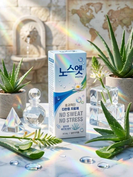 Корейский дезодорант-шарик против чрезмерного потоотделения NO SWEAT NO STRESS 30 ml