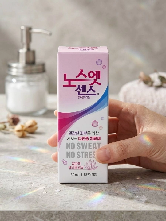 Корейский дезодорант-шарик против чрезмерного потоотделения NO SWEAT NO STRESS 30 ml