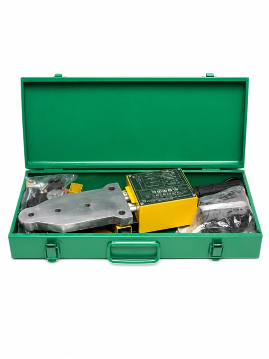 Santexnik utug 1500 Vt — PVC quvur payvandlash apparati, 20–63 mm nasadkali