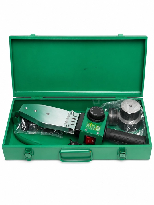 Santexnik utug 1500 Vt — PVC quvur payvandlash apparati, 20–63 mm nasadkali