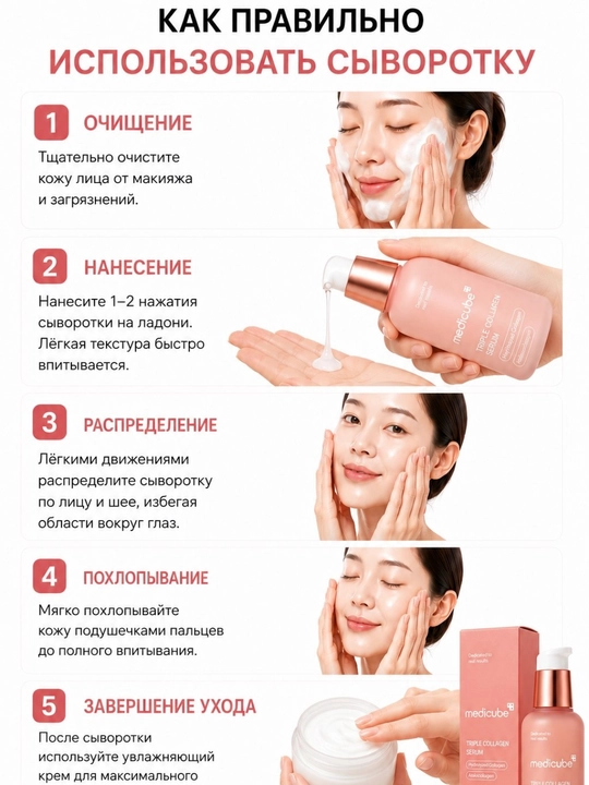 Medicube Triple Collagen — kollagenli yuz tonigi yoki yuz serumi