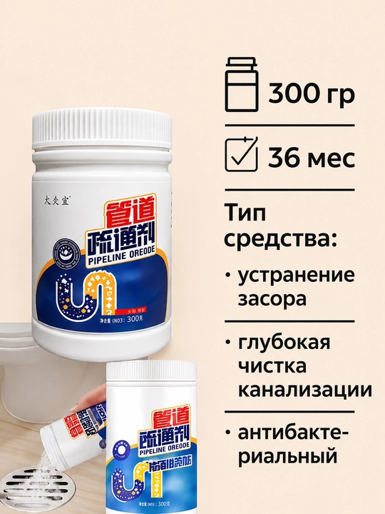 Средство для прочистки труб - 