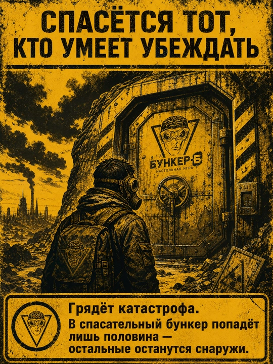 Настольная игра Бункер — развивающие настольные игры для детей и взрослых, 12+