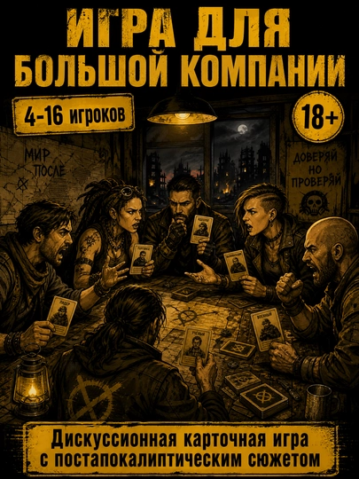 Настольная игра Бункер — развивающие настольные игры для детей и взрослых, 12+