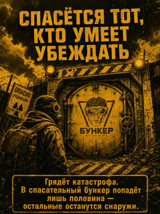 Настольная игра Бункер — развивающие настольные игры для детей и взрослых, 12+