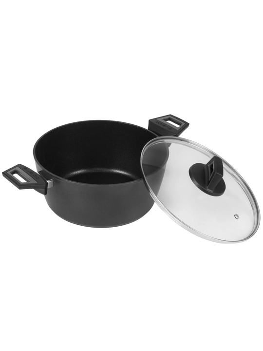 Кастрюля с крышкой Polaris Graphit-24C