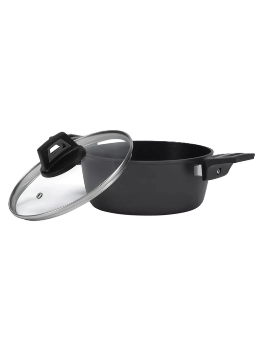 Кастрюля с крышкой Polaris Graphit-24C