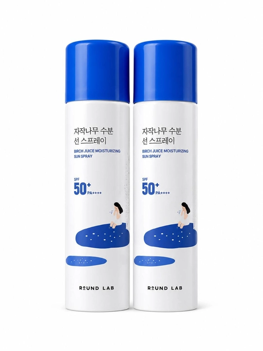 Солнцезащитный спрей, SPF50, спрей для лица и тела, Round Lab, увлажняющий SPF - 