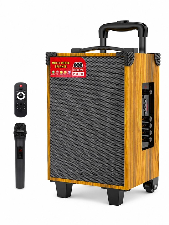 Колонка Sing-e JQS908S портативная Bluetooth караоке-акустика с микрофоном и пультом