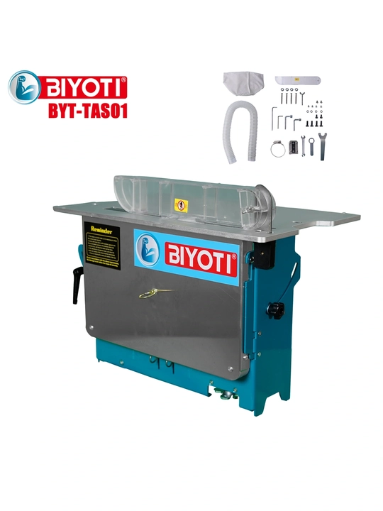 BIYOTI 2‑si 1 da kesish dastgohi: stol + 2 dvigatel (2600+1600 Vt) + changyutgich