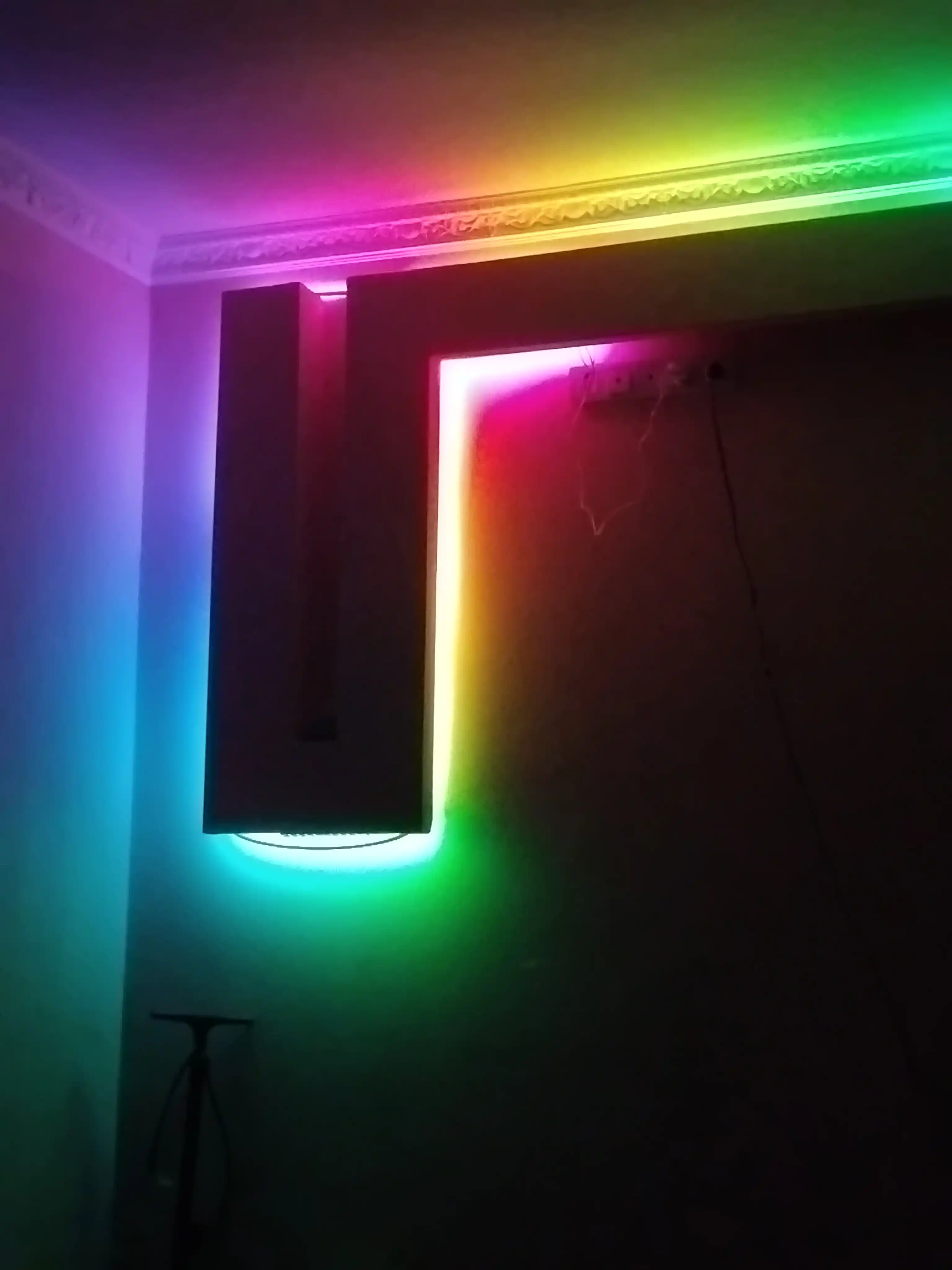 LED, lenta, Smart, RGB IC Neon 5m USB, TESS, pult va ilova bilan LED подсветка