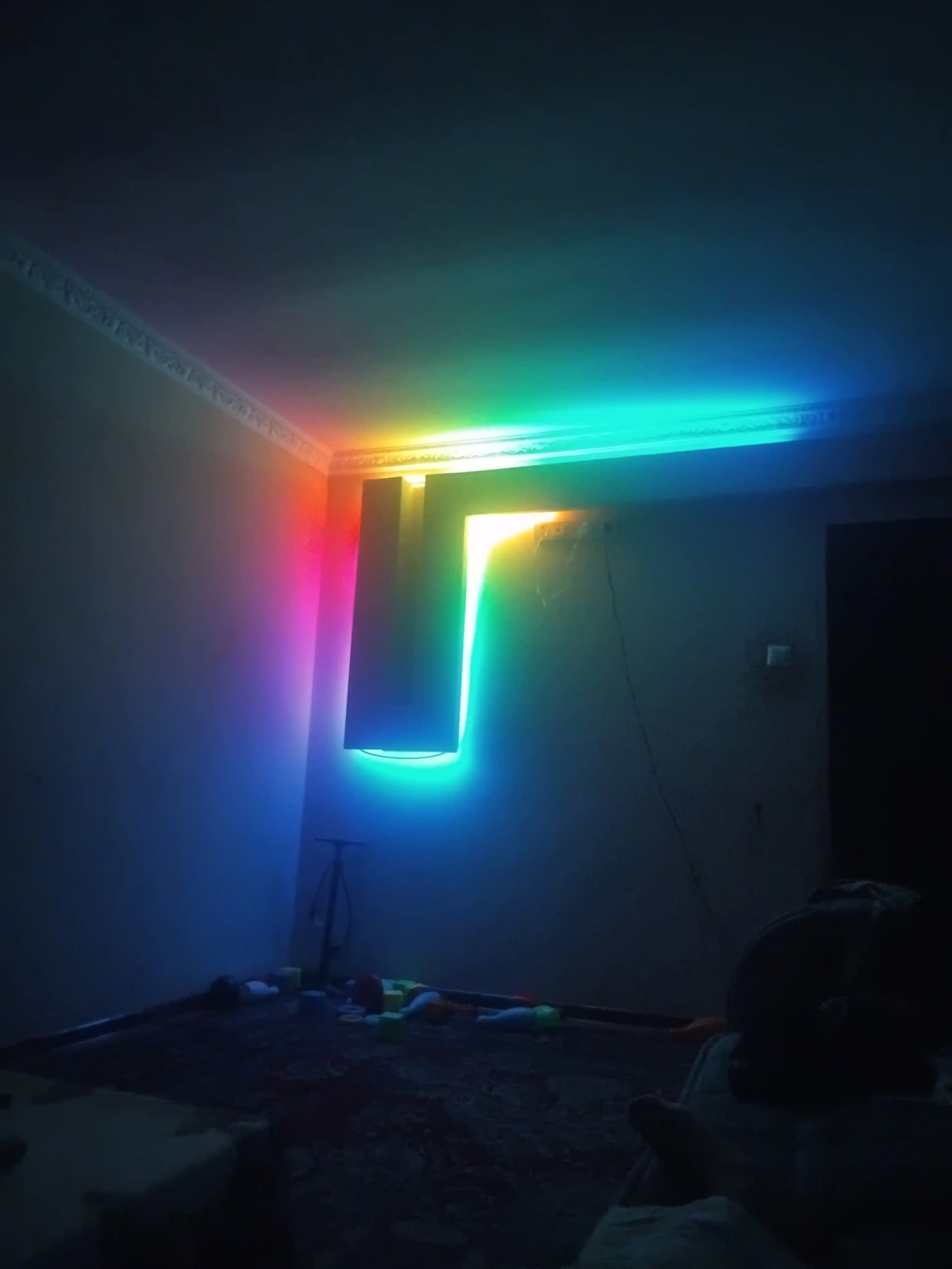 LED, lenta, Smart, RGB IC Neon 5m USB, TESS, pult va ilova bilan LED подсветка
