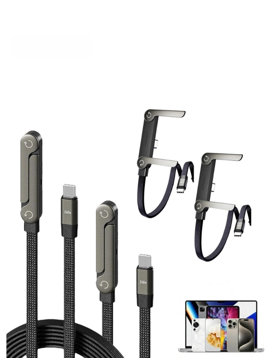 Кабель для быстрой зарядки телефонов Android, быстрая зарядка, кабель USB/Type-C, 240 Вт