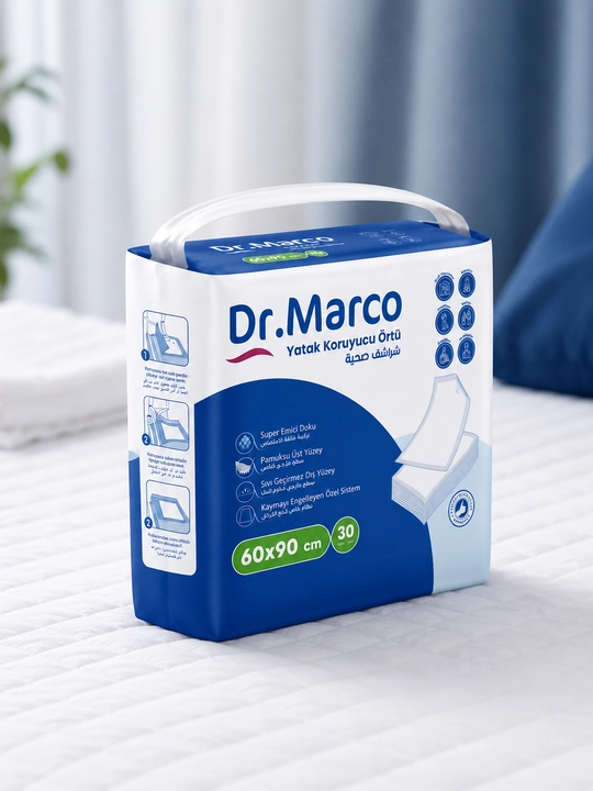 Bir martalik shimuvchi tagliklar Greenbox, Dermaped va Dr.Marco, 60 × 90 sm, 30 dona