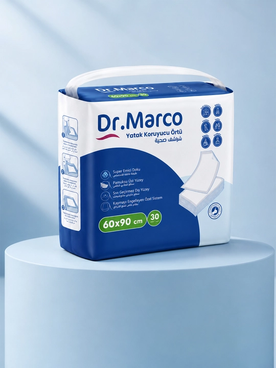 Bir martalik shimuvchi tagliklar Greenbox, Dermaped va Dr.Marco, 60 × 90 sm, 30 dona
