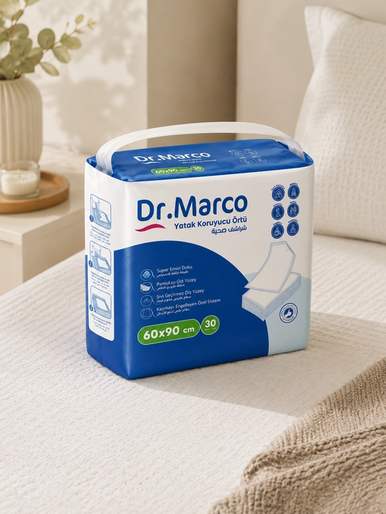 Bir martalik shimuvchi tagliklar Greenbox, Dermaped va Dr.Marco, 60 × 90 sm, 30 dona