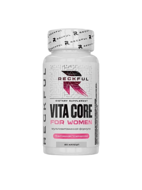 Reckful Vita Core for women 60caps, витамины с амино комплекс