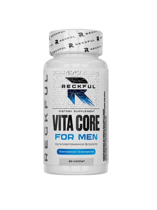 Reckful Vita Core for men 60, витамины с амино для мужчин