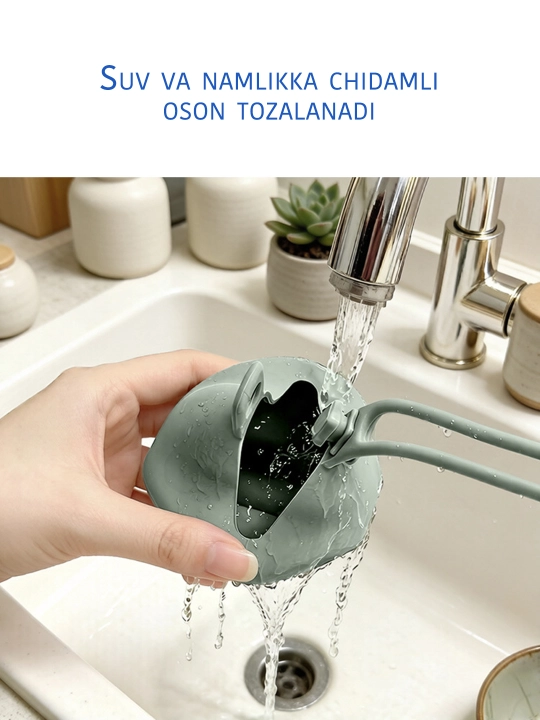 Osiladigan silikon saqlash qutisi, mayda buyumlar uchun organayzer