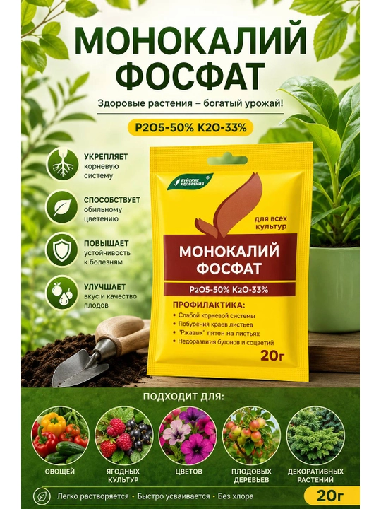 Монокалий фосфат - 