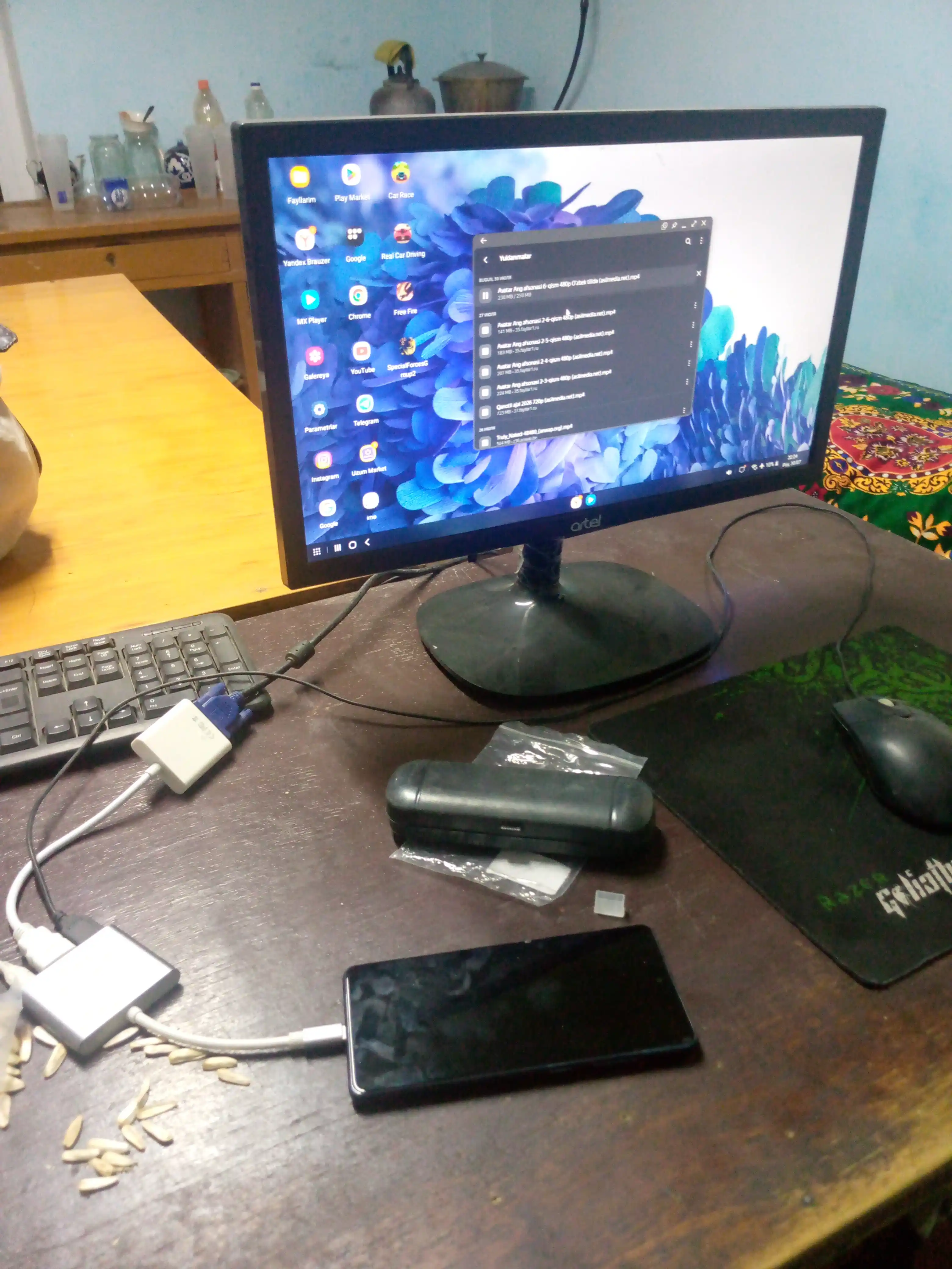 HDMI-VGA adapter, perexodnik monitor uchun