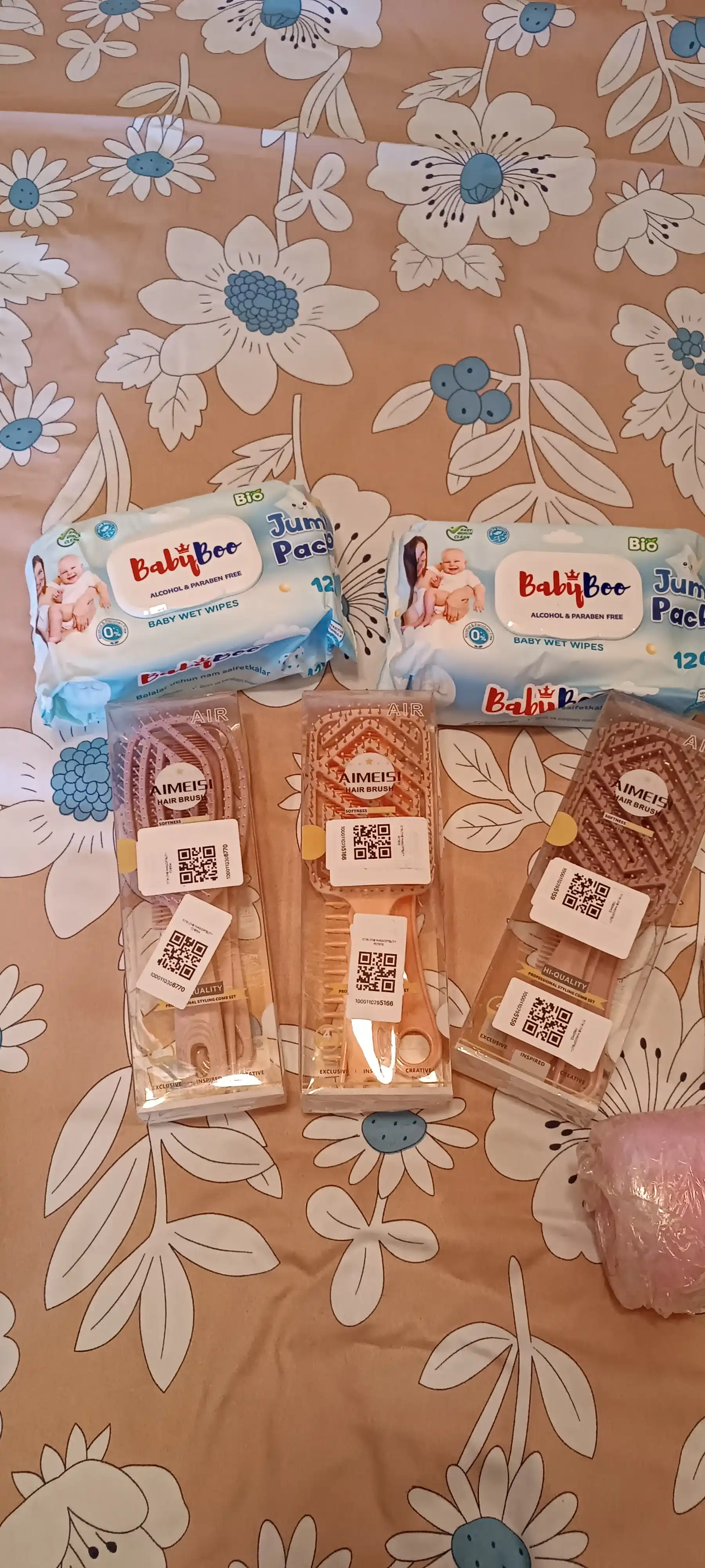 8 ta, soch turmaklash taroqlari to'plami
