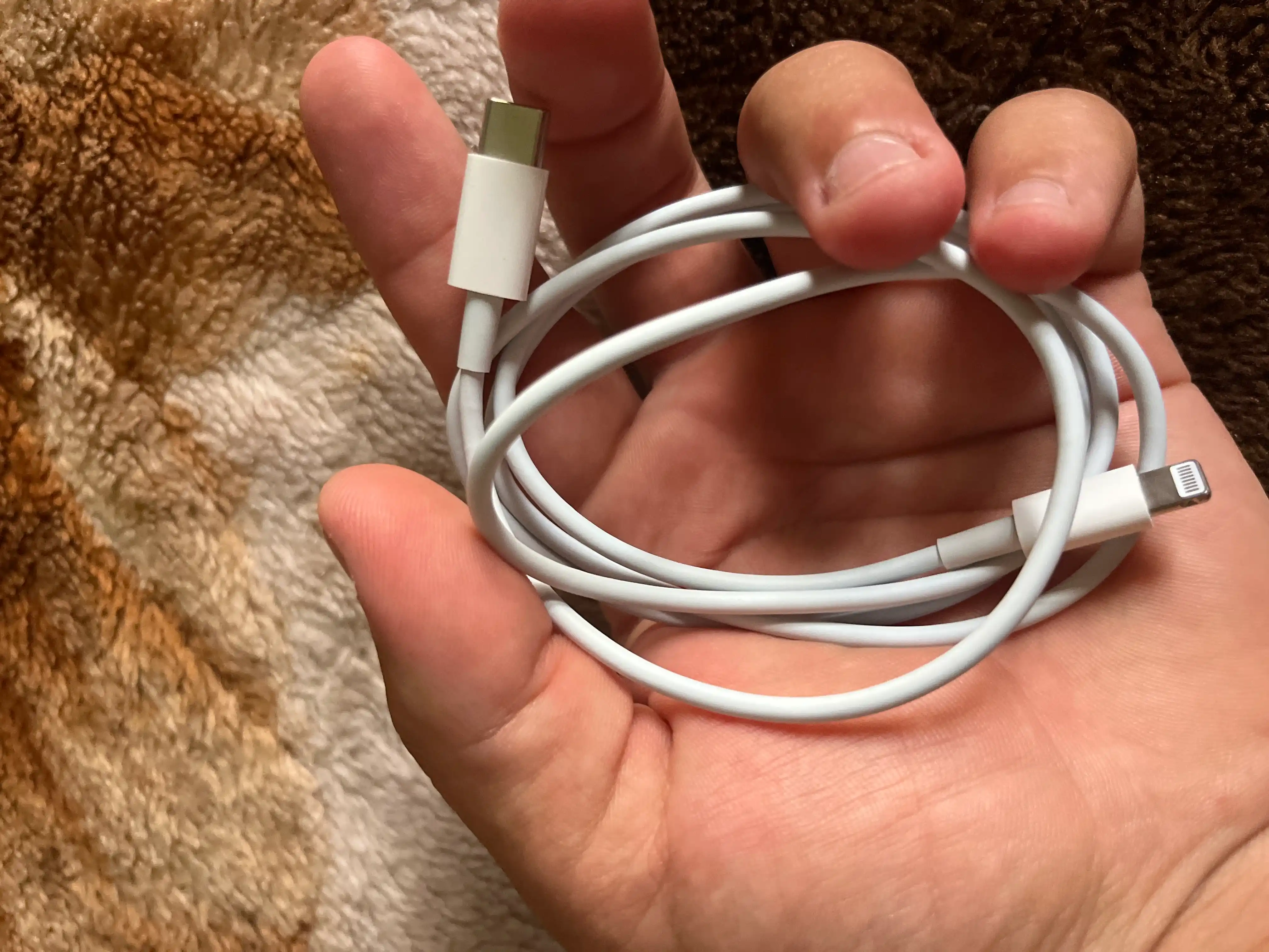 Type-C to Lightning шнур для Айфон — быстрый зарядный USB для iPhone X, 11, 12, 13, 14