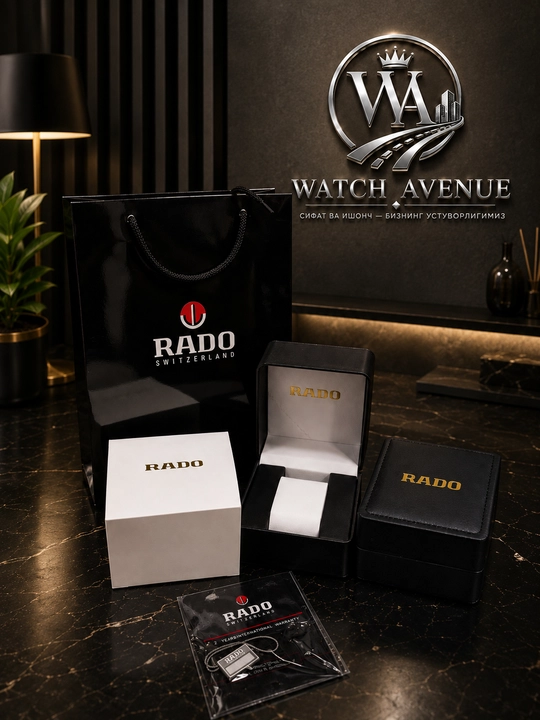 RADO Мужской Кварцевые часы Комбинированный золотистый цвет