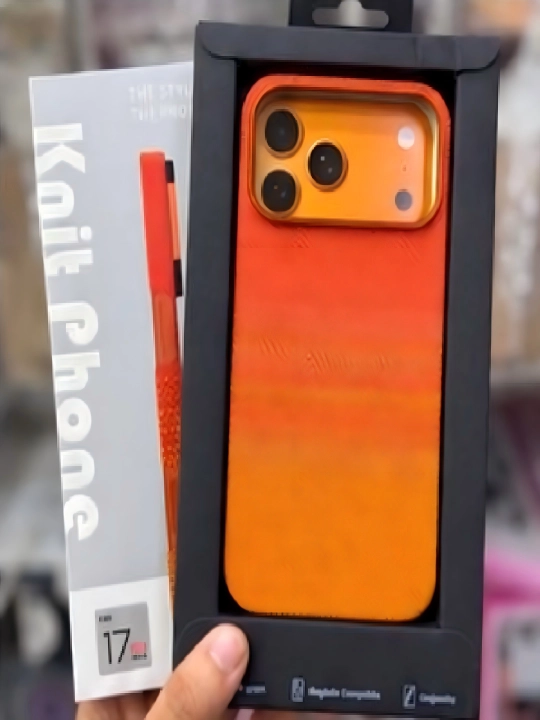 IPhone modellari uchun karbonli va mustahkam magnitli KNIT Carbon Kevlar chexollari
