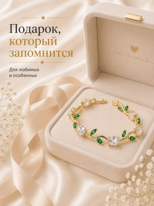 Женский браслет, браслет для девушек, браслет с тюльпанами, украшение, бижутерия.