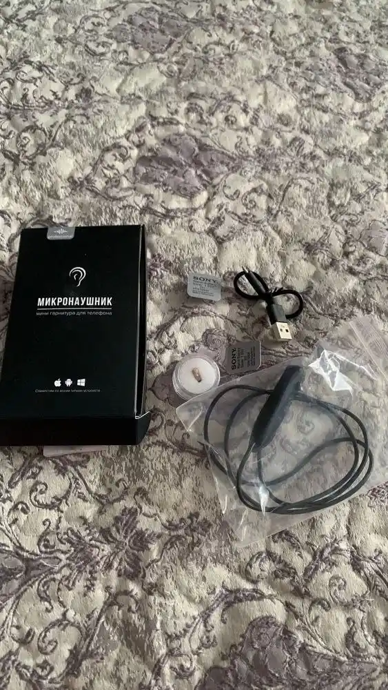 Микронаушник капсульный с Bluetooth гарнитурой 4 мм