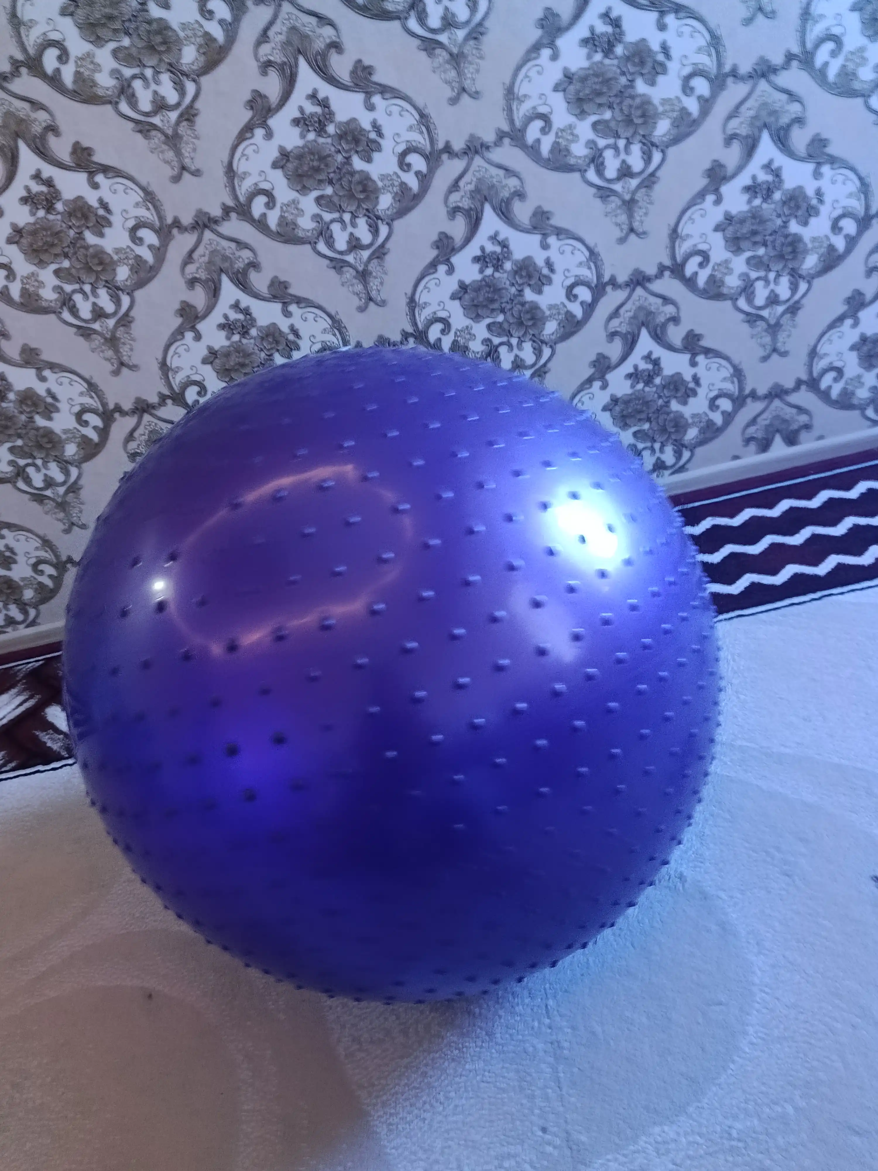 Мяч для фитнеса с шипом Fitball, фитбол 75-85-95 см, с насосом